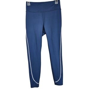 Peloton Move Mission Seam Leggings Blue Women's Size Medium Workout Cycling
